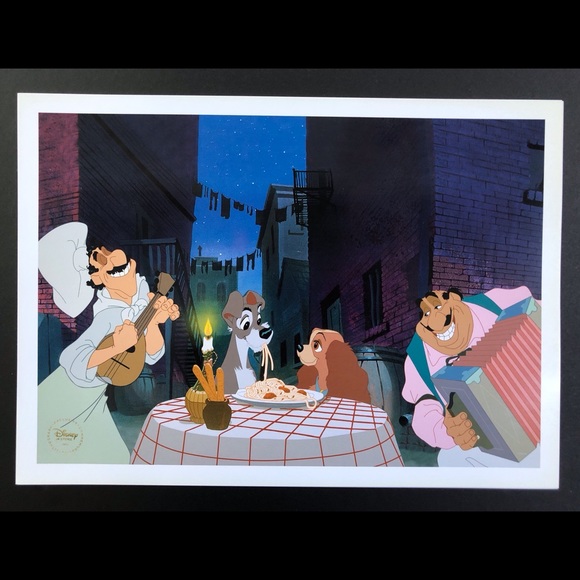 Disney’s Lady and the Tramp Lithographs/prints. - Picture 4 of 10